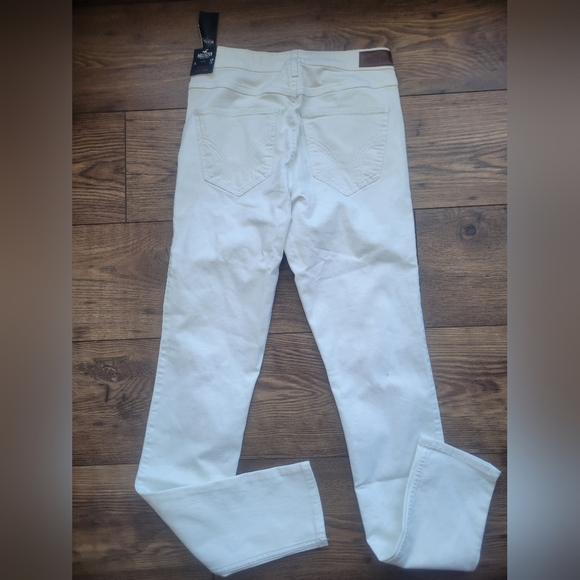 Hollister High Rise Super Skinny Classic Stretch White Jean Size 28L - Picture 5 of 8